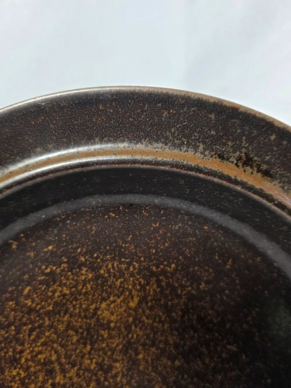 ONE Arabia of Finland Rushka Dinner Plate Light & Dark Brown Spotted